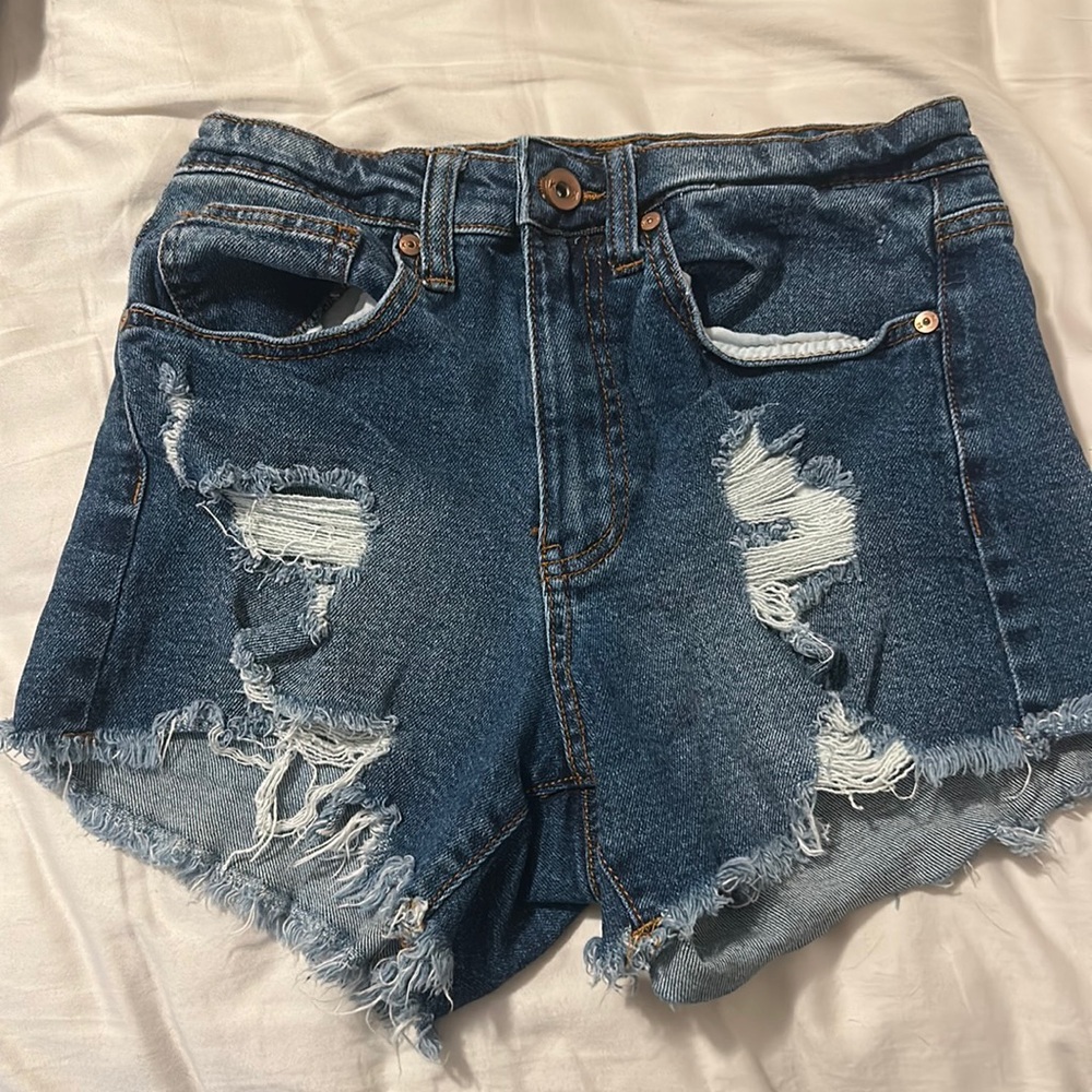 Distressed Jean short